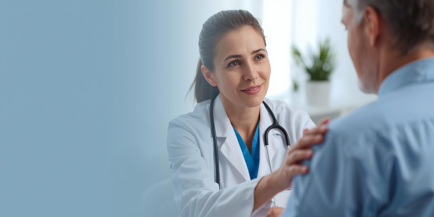 web site banner DOCTOR CHECKING PATIENT